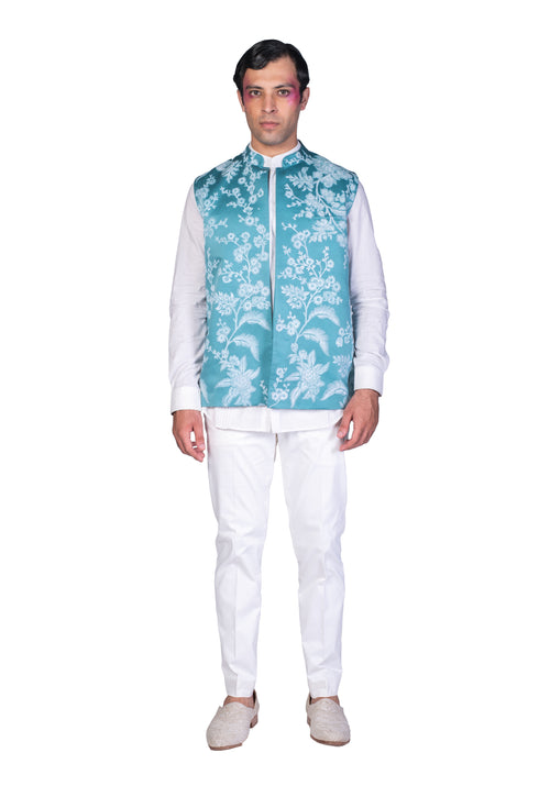 Handpainted Waistcoat with Shirt and Pants